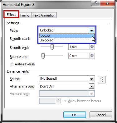 Locked option to be selected