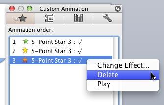 Delete option to be selected Delete option to be selected