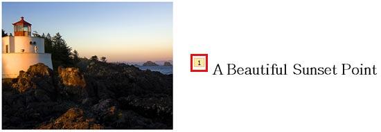 Animation applied to the text box