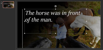 Using the Morph Transition with Words in PowerPoint 365 for Windows