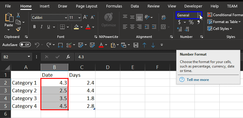 Change the Number Format Change the Number Format