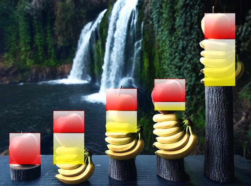 Nuanced stacked waterfall chart in PowerPoint Nuanced stacked waterfall chart in PowerPoint