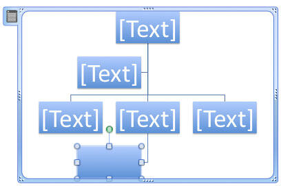 Shape added as Assistant of the selected Shape