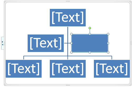 Shape added after the selected Shape