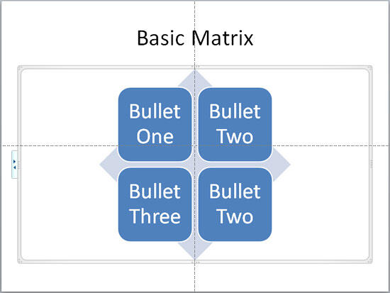 Basic Matrix SmartArt graphic Basic Matrix SmartArt graphic
