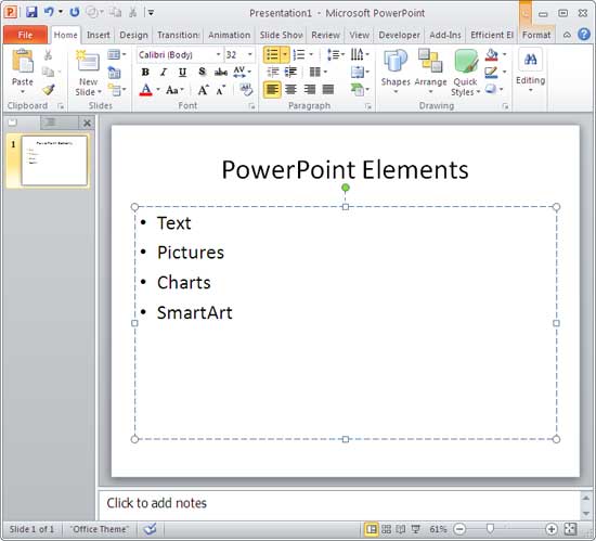 Bulleted text slide Bulleted text slide