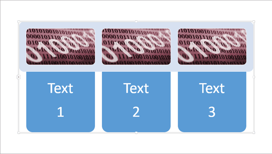 Horizontal Picture List SmartArt graphic