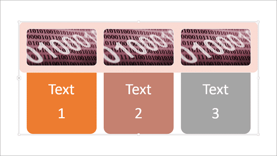 Color changed of selected SmartArt graphic