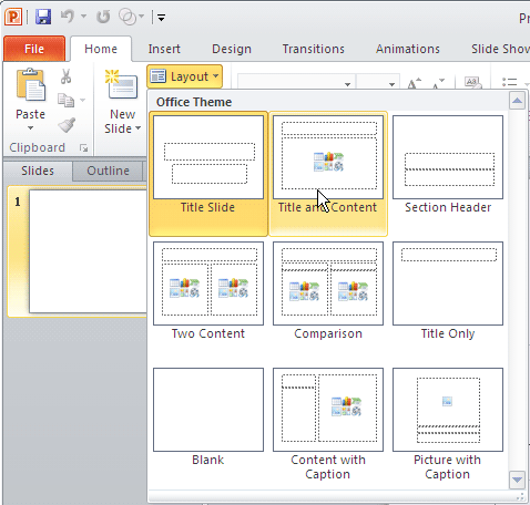 Layout gallery Layout gallery