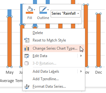 Change the Chart Type of selected Series Change the Chart Type of selected Series