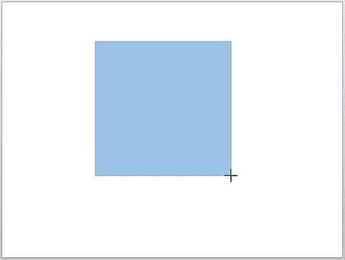 Rectangle being inserted