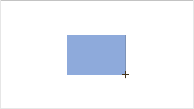 Rectangle being inserted