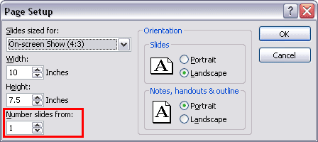 Page Setup dialog box Page Setup dialog box
