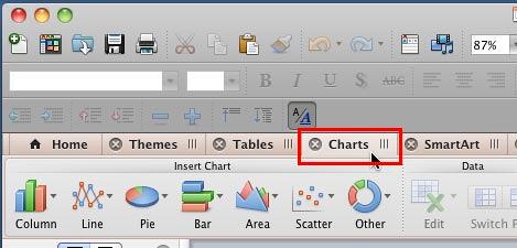 Select the tab to be reordered