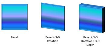 Apply 3-D Depth to Shapes in PowerPoint 2016 for Windows
