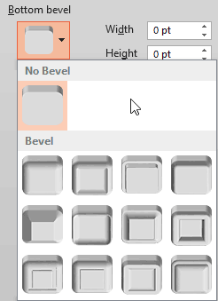 Bottom Bevel