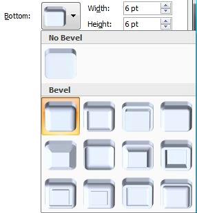 Bottom Bevel Bottom Bevel