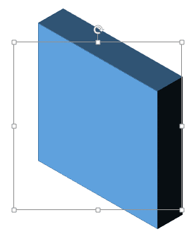 Depth applied to the selected Rectangle shape Depth applied to the selected Rectangle shape