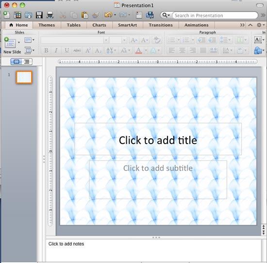 Presentation with a custom texture filled background Presentation with a custom texture filled background