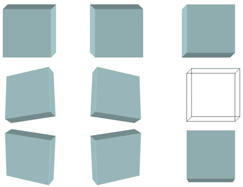 Sample 3-D styles Sample 3-D styles