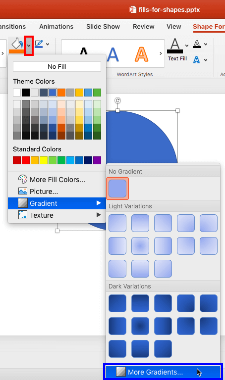Gradient sub-gallery Gradient sub-gallery