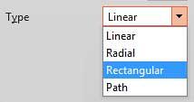 Type drop-down list Type drop-down list