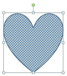 Shape with pattern fill Shape with pattern fill