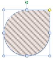 Shape with pattern fill