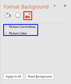 Format Background Task Pane