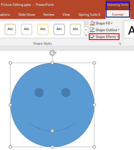 Drawing Tools Format tab of the Ribbon Drawing Tools Format tab of the Ribbon