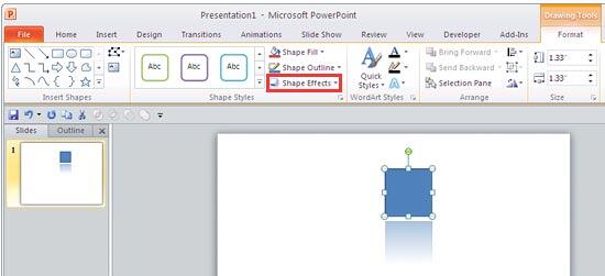 Drawing Tools Format tab of the Ribbon Drawing Tools Format tab of the Ribbon