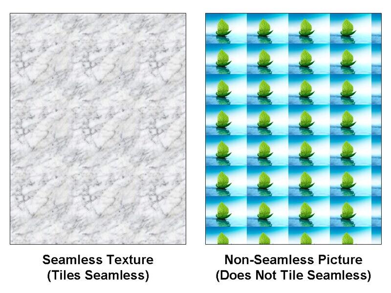 Seamless and non-seamless samples Seamless and non-seamless samples