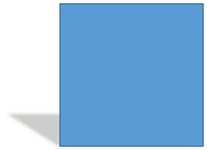 Rectangle shape with shadow effect applied