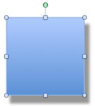 Rectangle shape with applied shadow effect