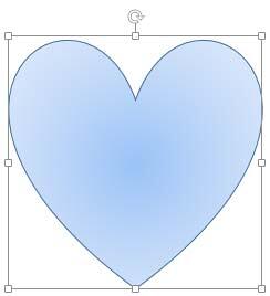 Shape with gradient fill Shape with gradient fill