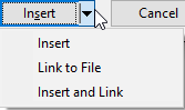 Do you want to link rather than insert a picture?