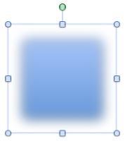 Soft Edges applied to the Rectangle shape