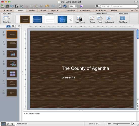 Presentation with a Texture Filled background Presentation with a Texture Filled background