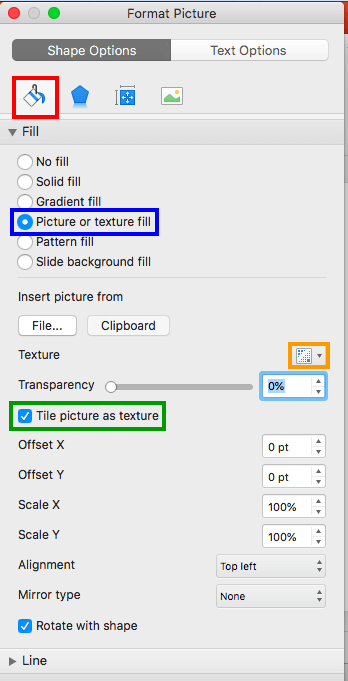Format Picture Task Pane