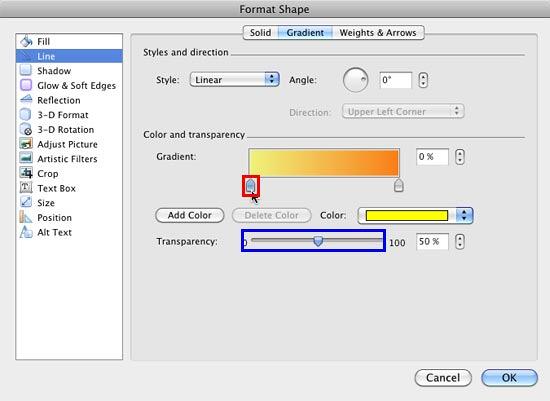 Set transparency for gradient stops Set transparency for gradient stops