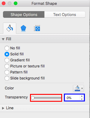 Set Transparency for solid fill Set Transparency for solid fill