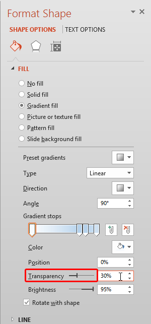 Set transparency for gradient stops Set transparency for gradient stops