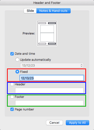 Fixed radio button selected in PowerPoint 2016 Mac