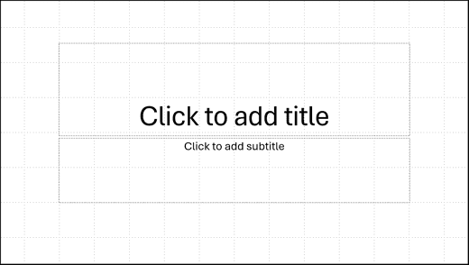 Gridlines in PowerPoint 365 for Windows