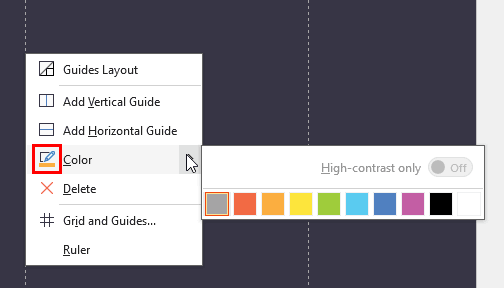 Recolor your Guides Recolor your Guides