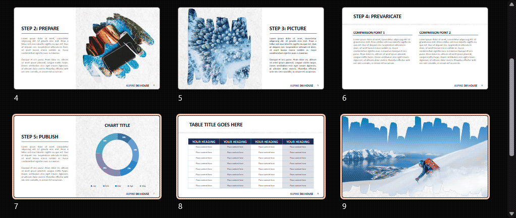 Select your slides Select your slides