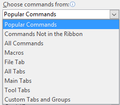 List of other command categories List of other command categories