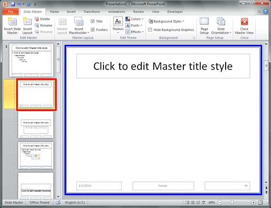 New Slide Layout added