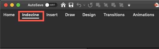 New custom tab with custom group added to the Ribbon