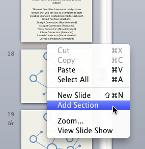 Right-click contextual menu Right-click contextual menu